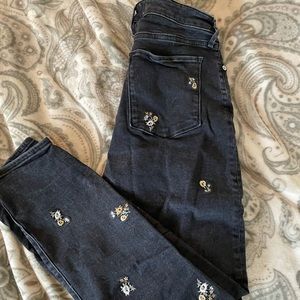 abercrombie embroidered jeans